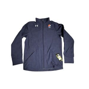 Under Armour Coldgear Pepsi Jacket Medium Softshell Loose Fit Infrared Full Zip